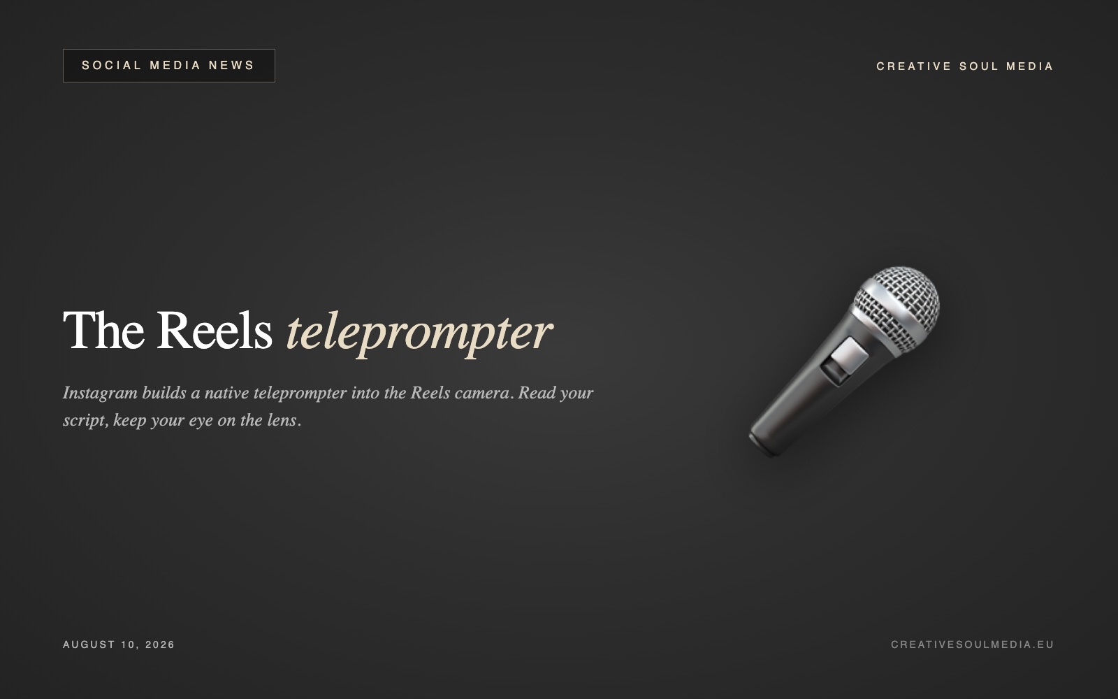 The Reels teleprompter: Instagram finally lets you read your script while filming