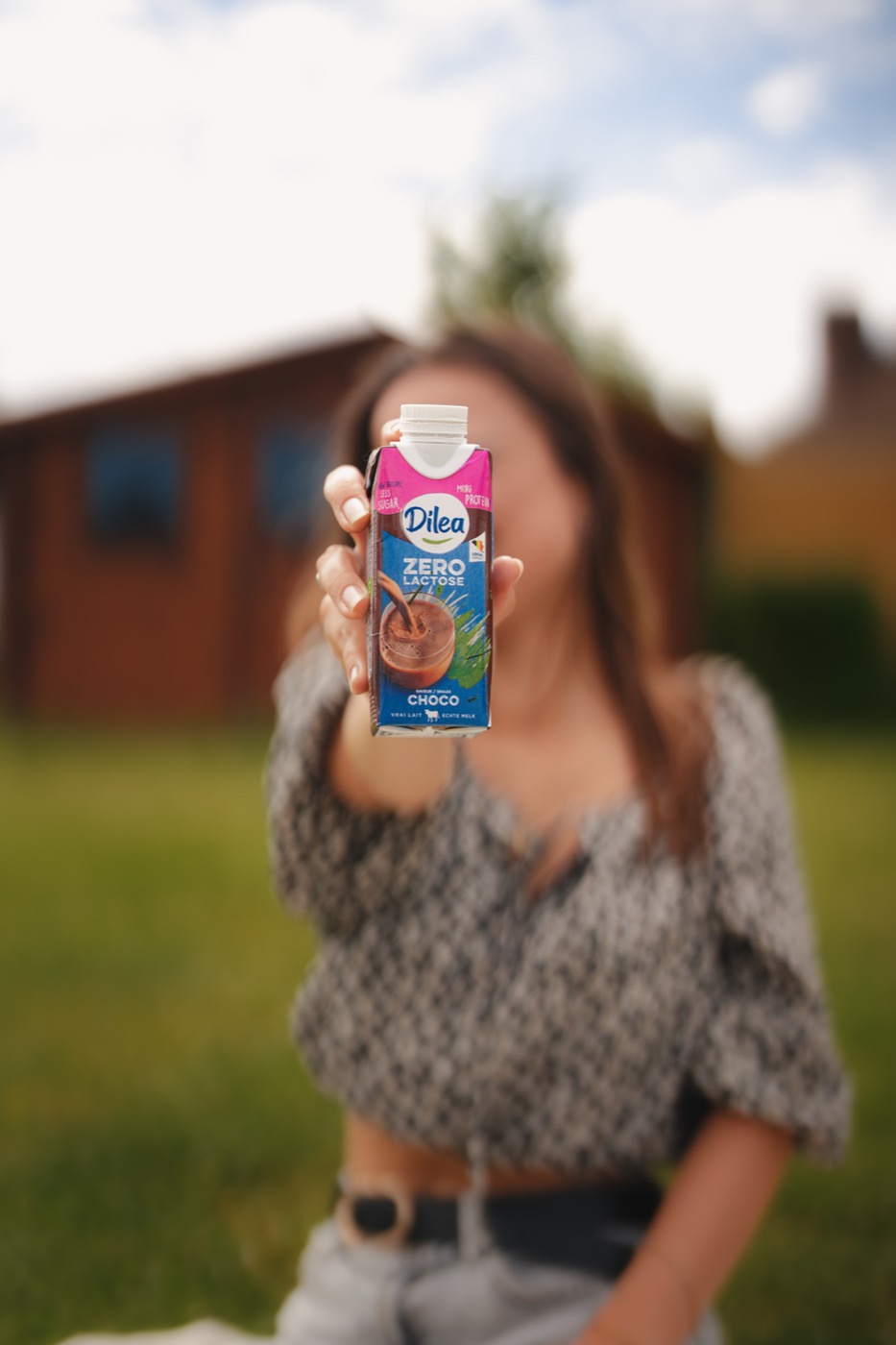 Dilea Zéro Lactose — mise en scène gamme lactée